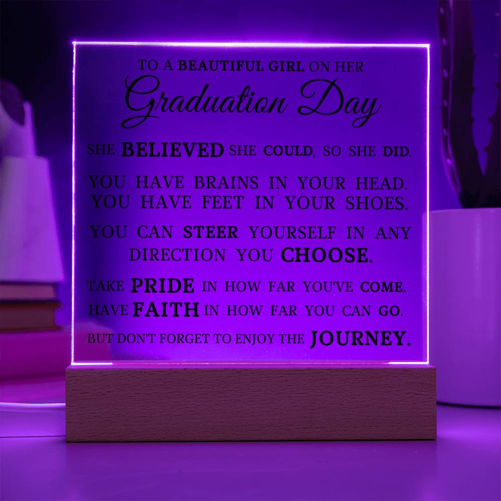 Graduation Gift, Acrylic Plaque