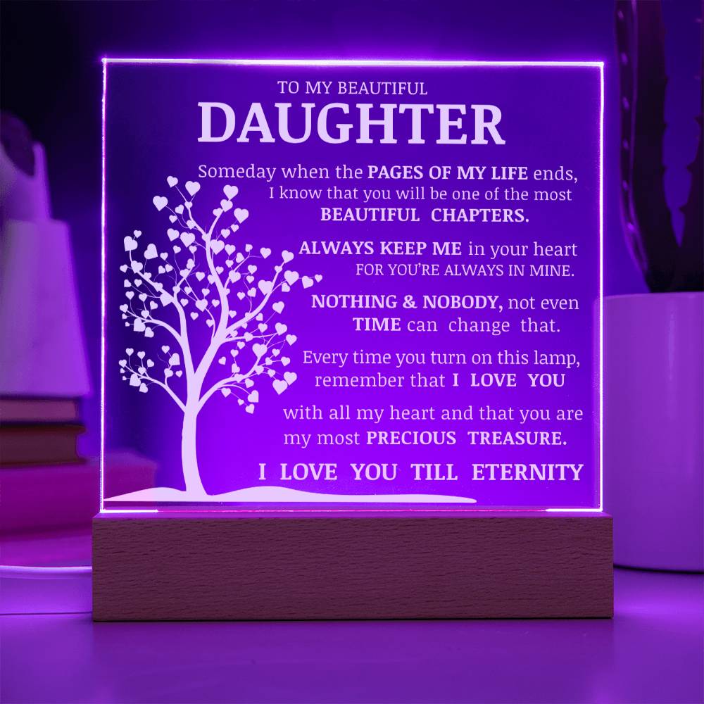Daughter Keepsake - Lamp of Love