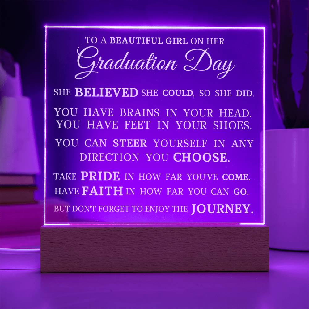 Graduation Gift, Acrylic Plaque