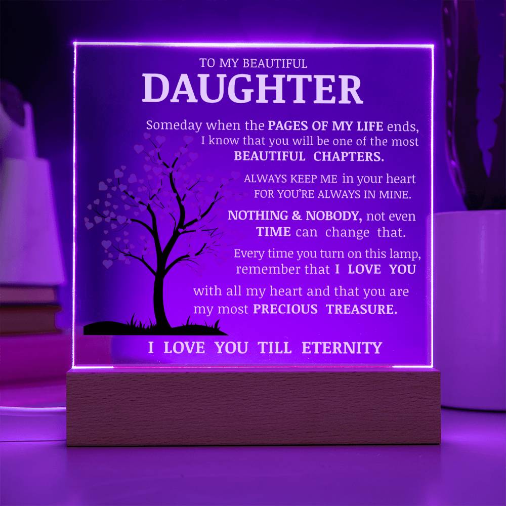 Daughter Keepsake - Lamp of Love