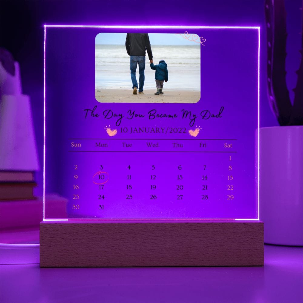 The Day You Became My Dad Acrylic Plaque