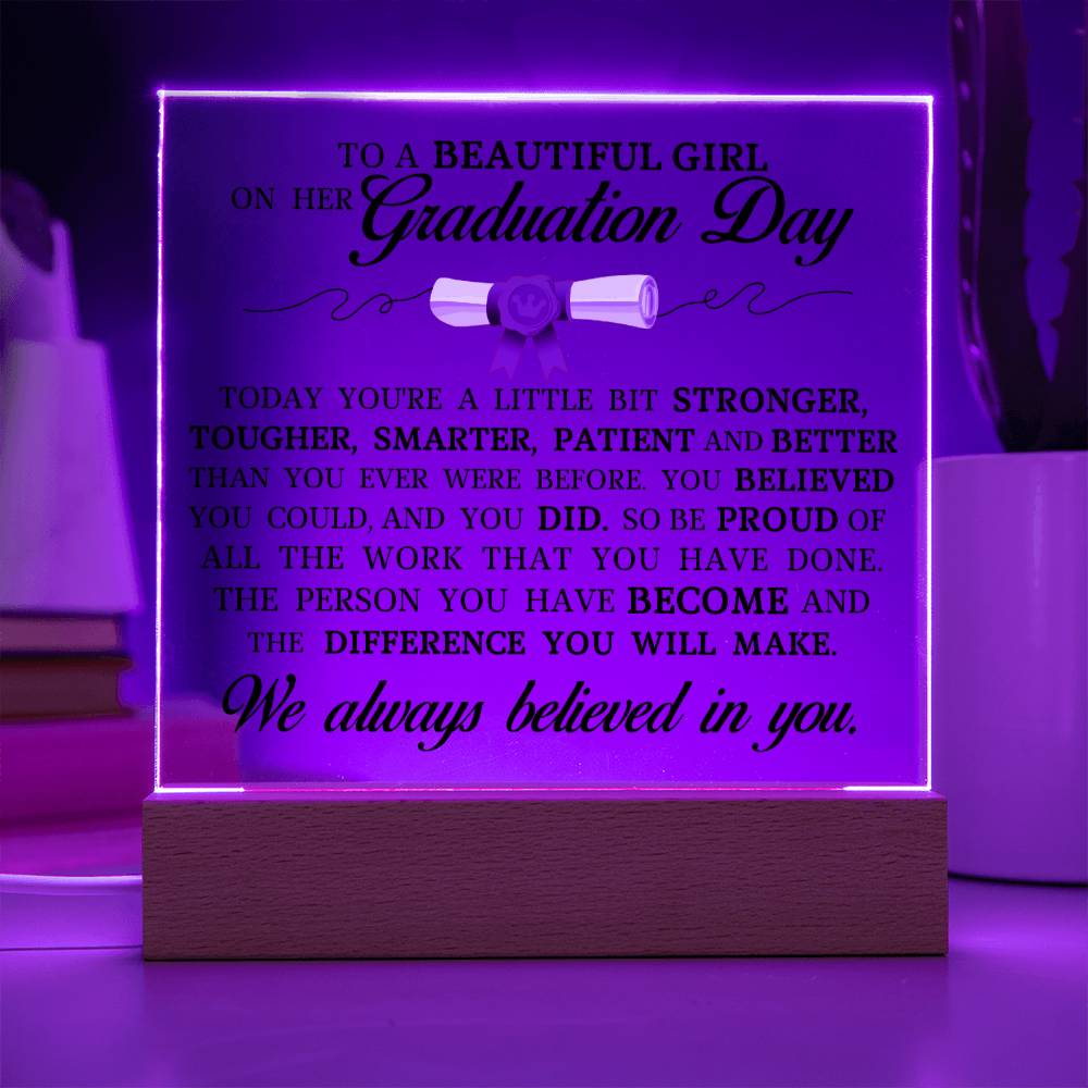 Graduation Gift, Acrylic Plaque, High School Graduation, College Graduation Gift for Her