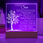 Acrylic Plaque - To My Dear Son