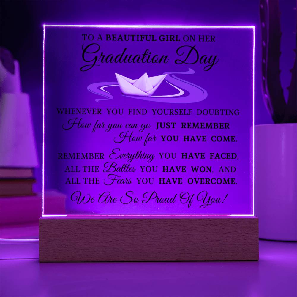 Graduation Gift, Acrylic Plaque