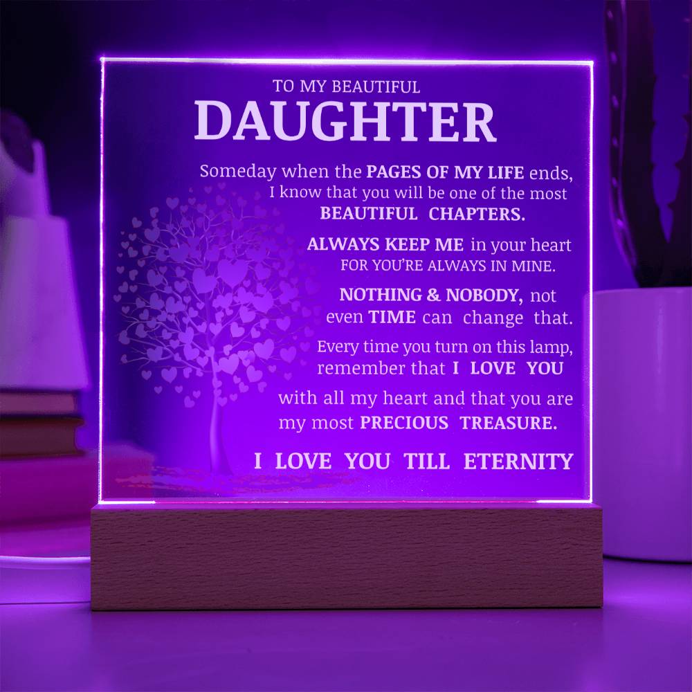 Daughter Keepsake - Lamp of Love