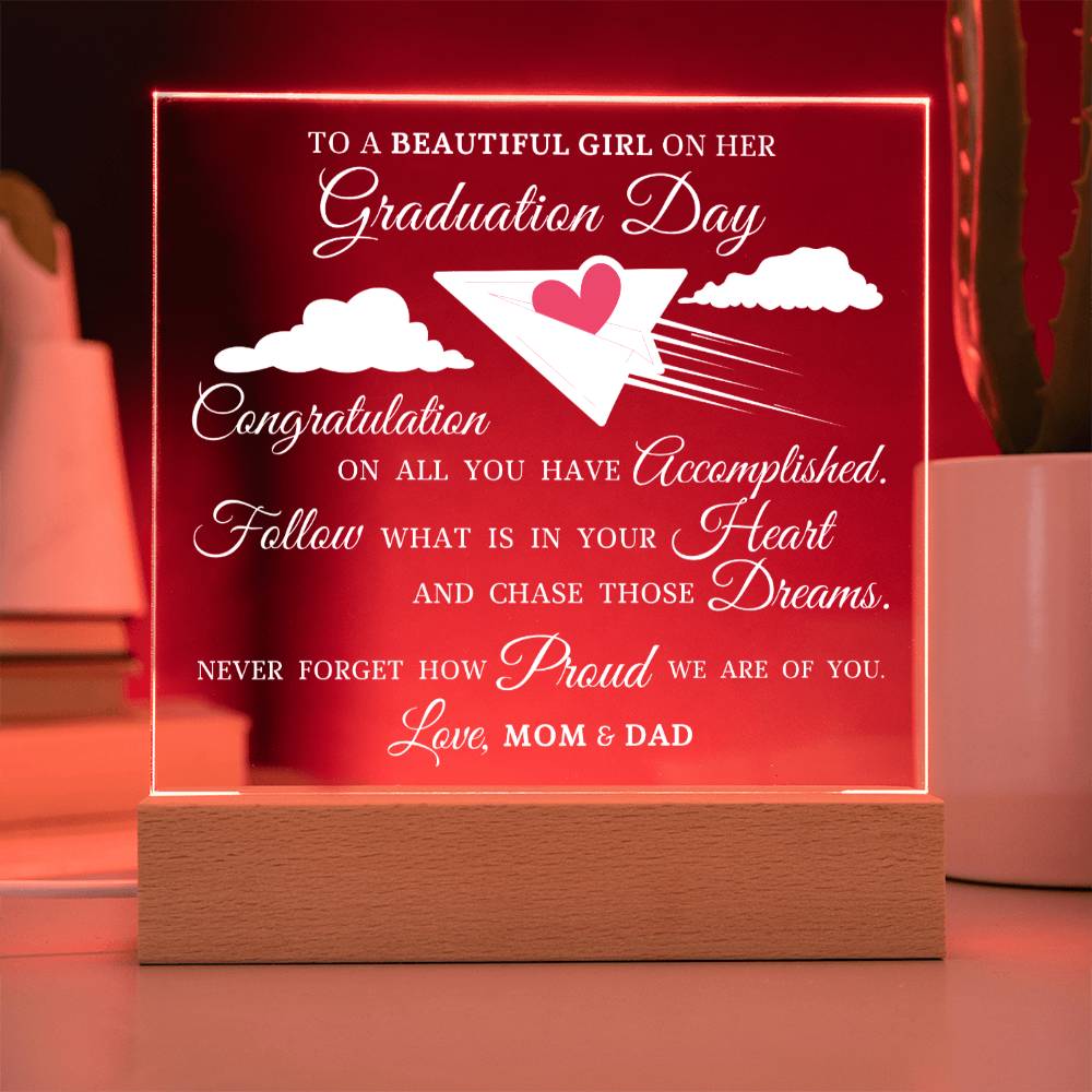 Graduation Gift, Acrylic Plaque