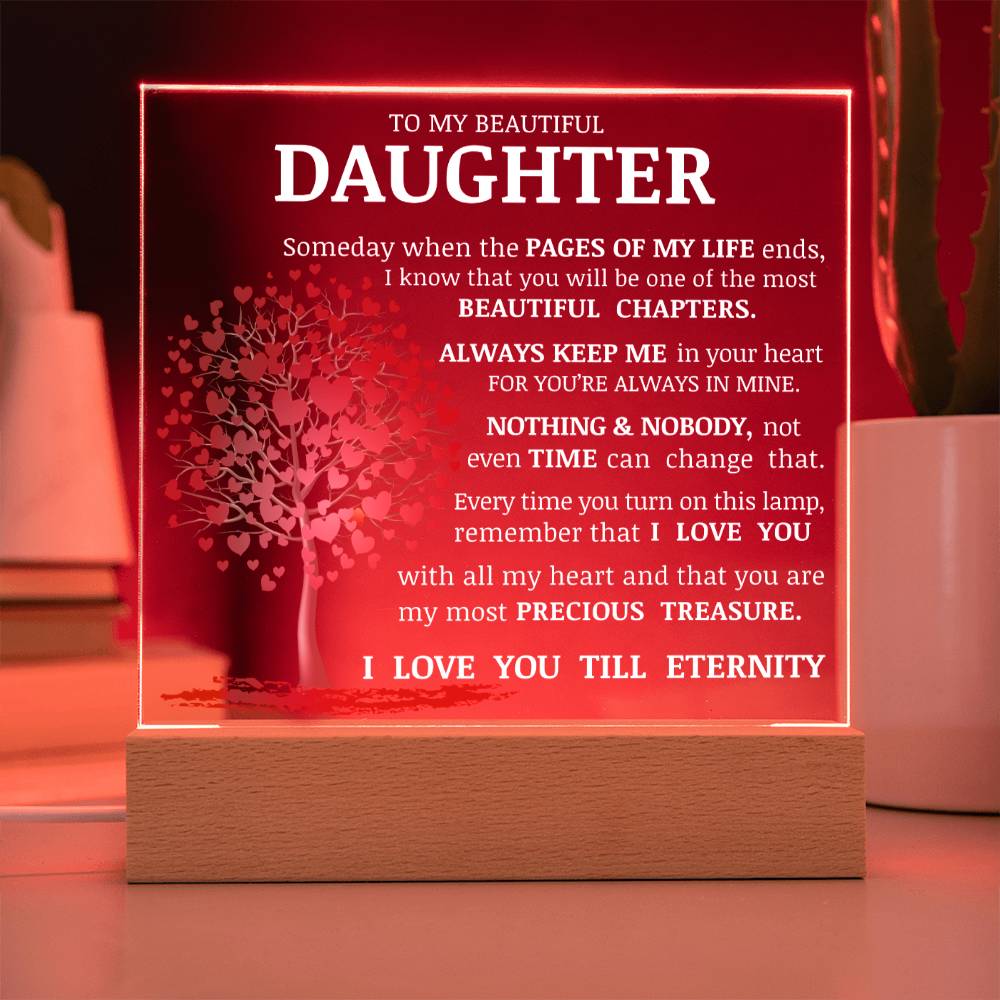 Daughter Keepsake - Lamp of Love