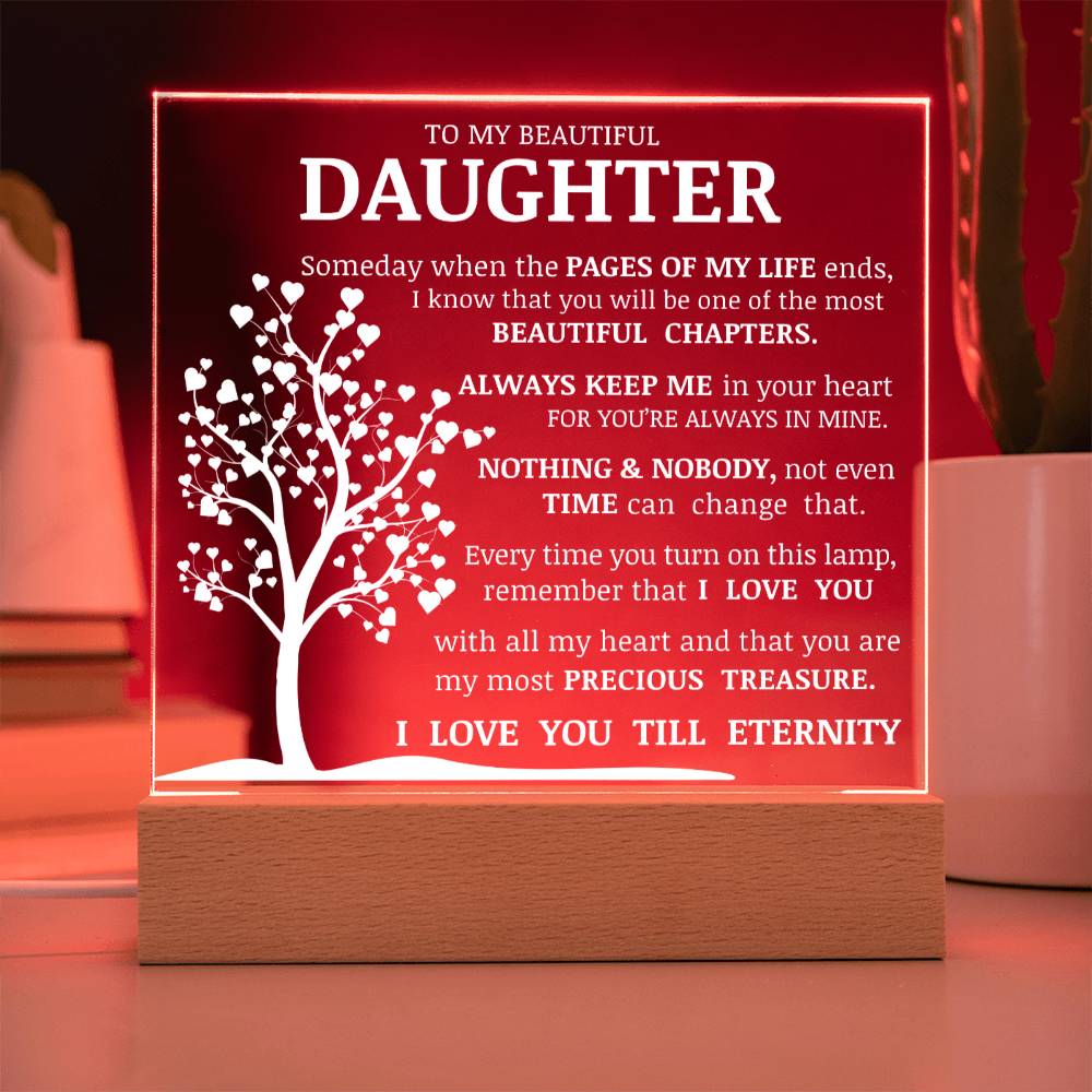 Daughter Keepsake - Lamp of Love