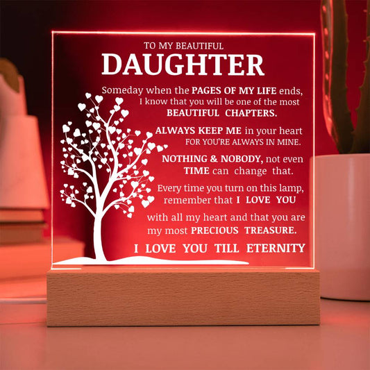 Daughter Keepsake - Lamp of Love