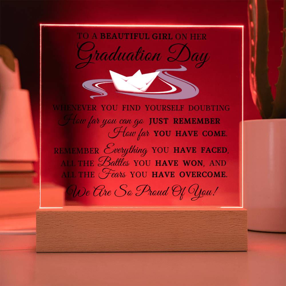 Graduation Gift, Acrylic Plaque
