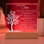 Acrylic Plaque - To My Dear Son