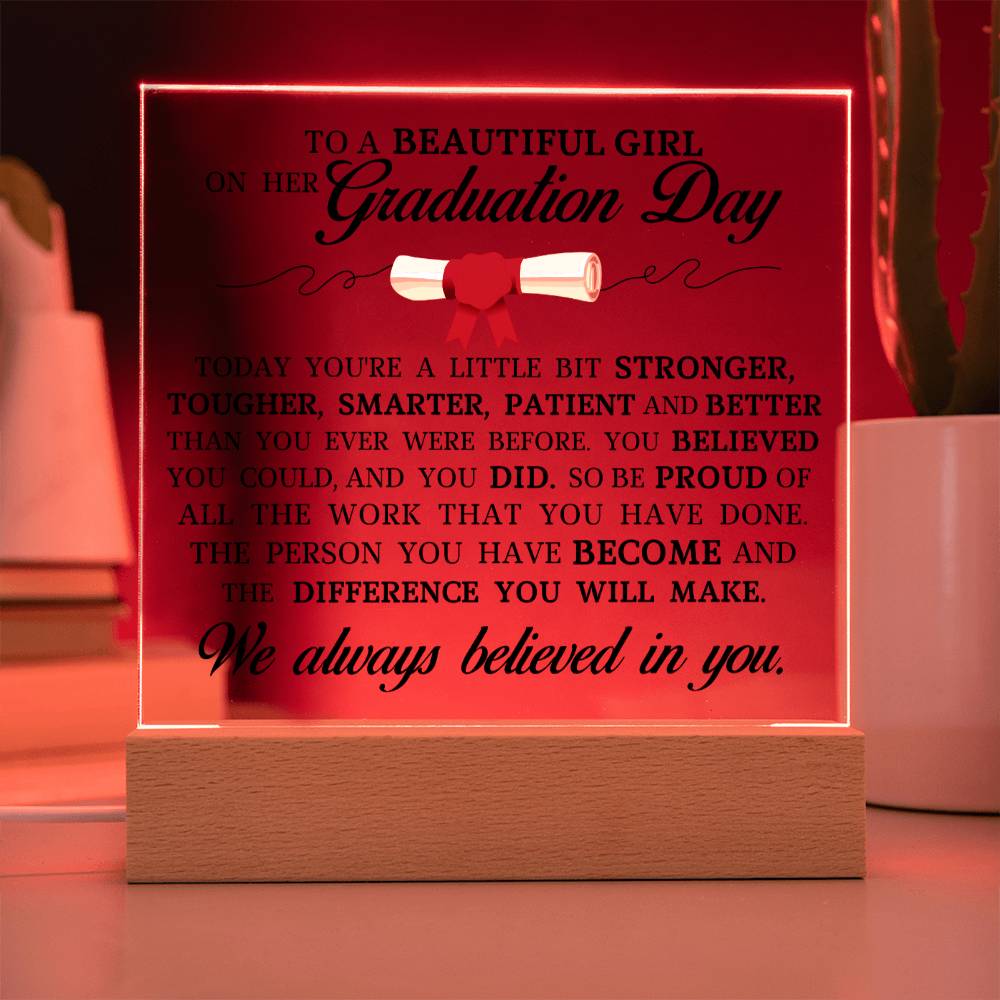 Graduation Gift, Acrylic Plaque, High School Graduation, College Graduation Gift for Her