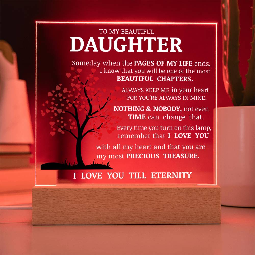 Daughter Keepsake - Lamp of Love