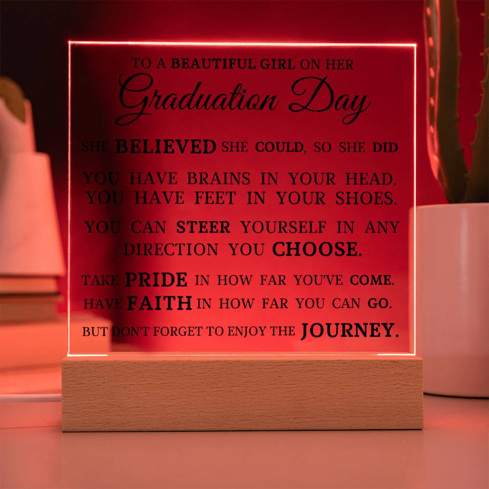 Graduation Gift, Acrylic Plaque