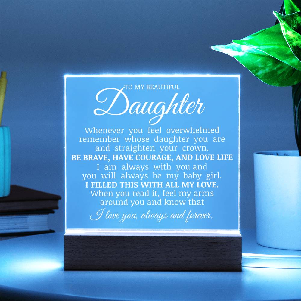 Daughter Keepsake Gift - I Am Always With You - Lamp of Inspiration