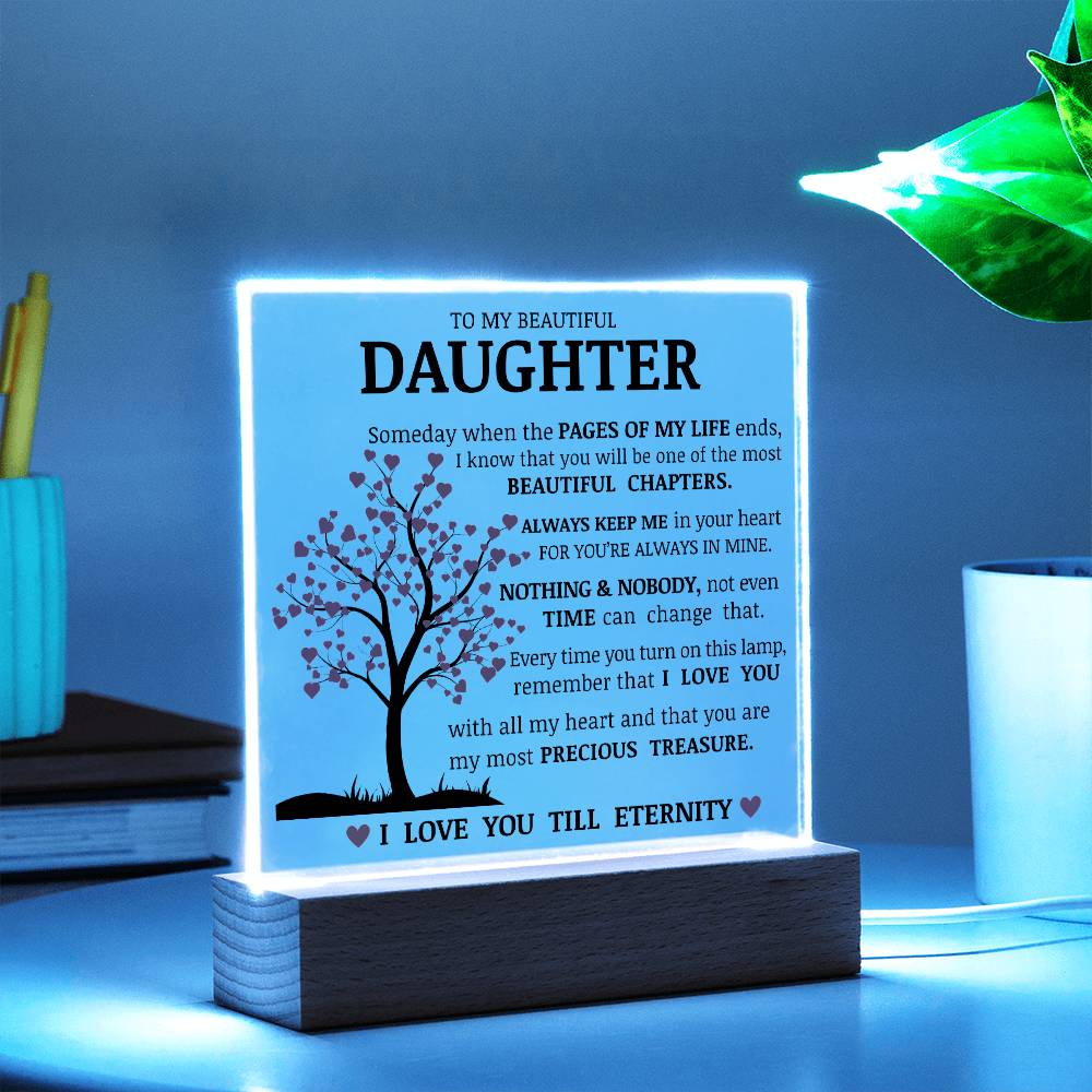 Daughter Keepsake - Lamp of Love