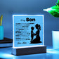 To My Son, Acrylic Plaque