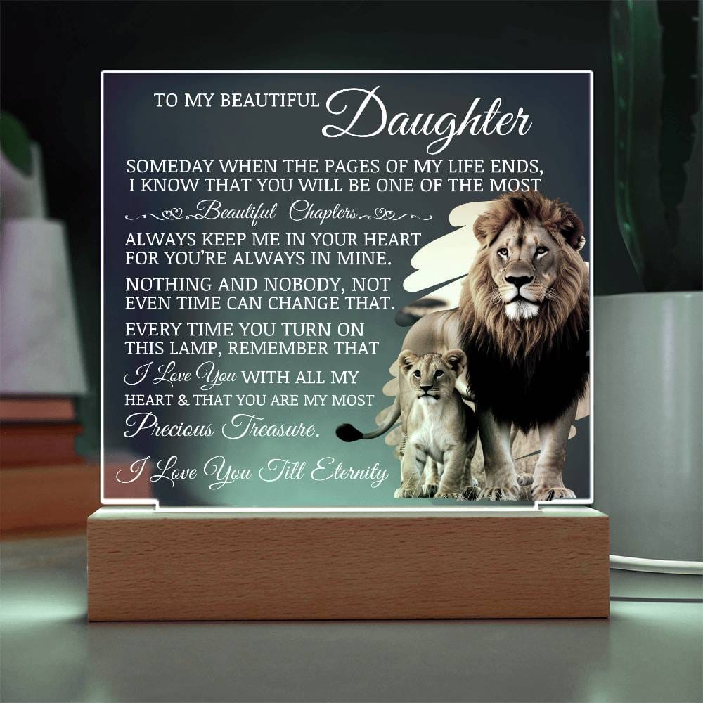 Daughter Keepsake - Lamp of Love