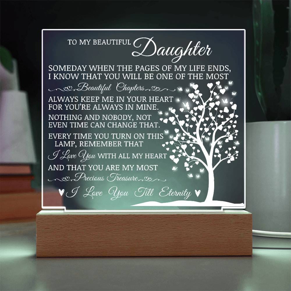 Daughter Keepsake - Lamp of Love