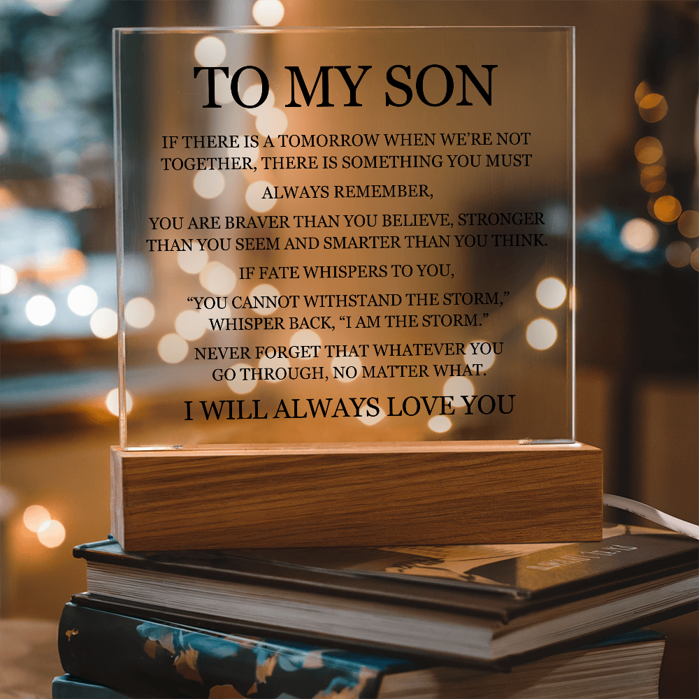 To My Son - "I Will Always Love You"