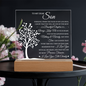 Acrylic Plaque - To My Dear Son