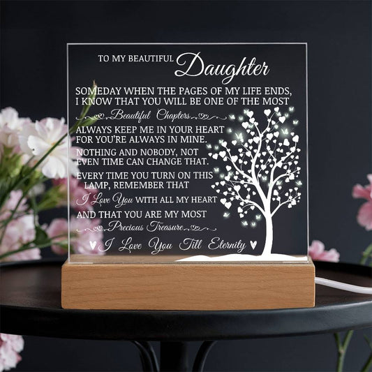 Daughter Keepsake - Lamp of Love