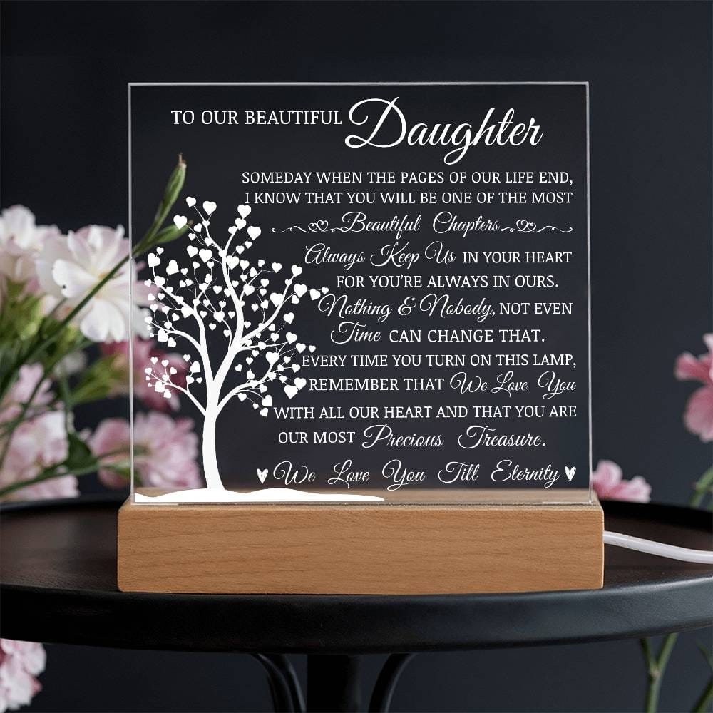 To Our Beautiful Daughter" Lamp of Love