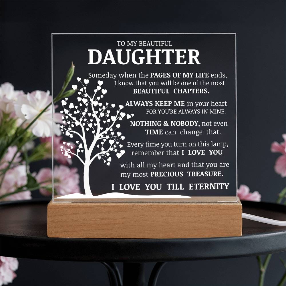 Daughter Keepsake - Lamp of Love