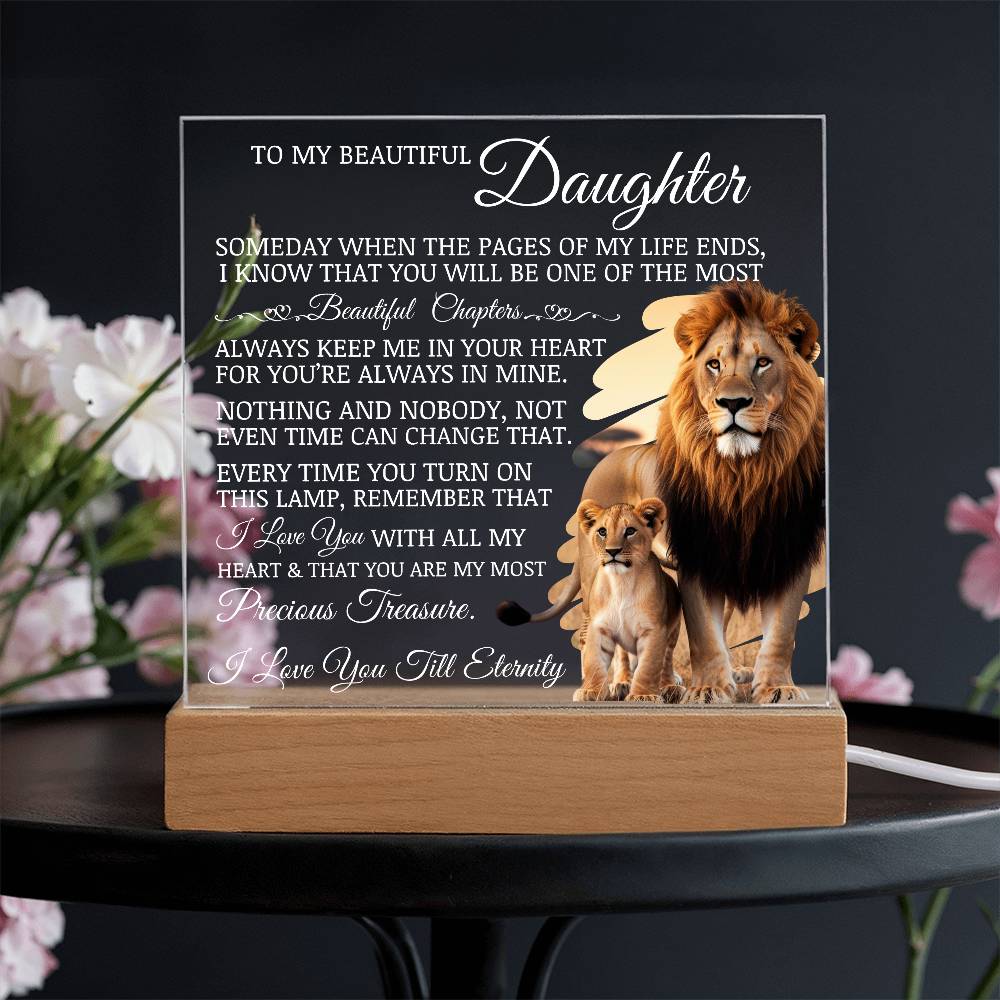 Daughter Keepsake - Lamp of Love