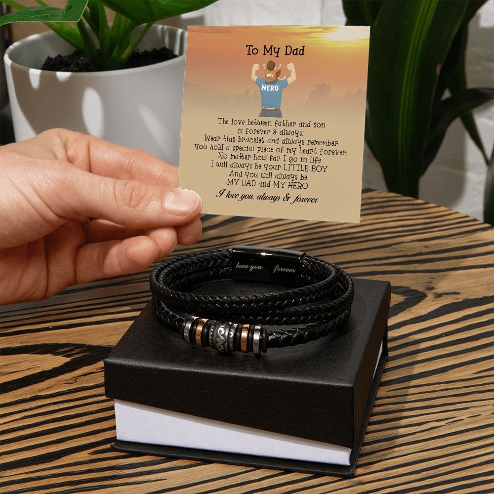 To My Dad - Love You Forever Bracelet