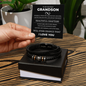Love You Forever Bracelet - To Dearest Grandson "Beautiful Chapters"