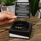 Love You Forever Bracelet - To My Grandson " I Believe In You"