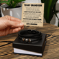 Love You Forever Bracelet - To My Grandson "You Never Have To Face It Alone"