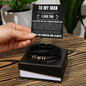 Love You Forever Bracelet - To My Man "I Love You"