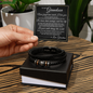 Love You Forever Bracelet - To My Grandson "Let Your Smile Change The World"