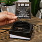 Love You Forever Bracelet - To My Son "I Stand By You"