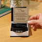 Love You Forever Bracelet - To My Son Men's Bracelet