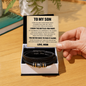 Love You Forever Bracelet - To My Son "I Know The Battles You Fight"