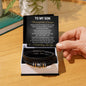 To My Son - Love You Forever Bracelet