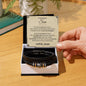 To My Son - Love You Forever Bracelet