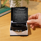 Love You Forever Bracelet - To My Husband "I Can't Live Without You"