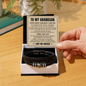 Love You Forever Bracelet - To My Grandson "Follow Your Dreams"