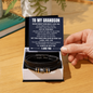 Love You Forever Bracelet - To My Grandson " Never Forget How Much I Love You"