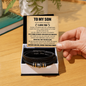 Love You Forever Bracelet - To My Son "Never Forget How Much I Love You"