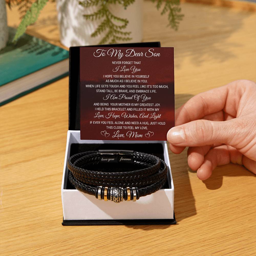 To My Son - Love You Forever Bracelet