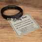 Love You Forever Bracelet - To My Son