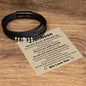 Love You Forever Bracelet - To Our Grandson "You Are Our Pride and Joy"