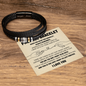 Love You Forever Bracelet - Promise Bracelet "You Are The One I Wan To Be With"