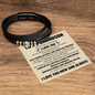 Love You Forever Bracelet - To My Grandson "Believe In Yourself"