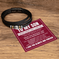 Love You Forever Bracelet - To My Son "I Believe In You"